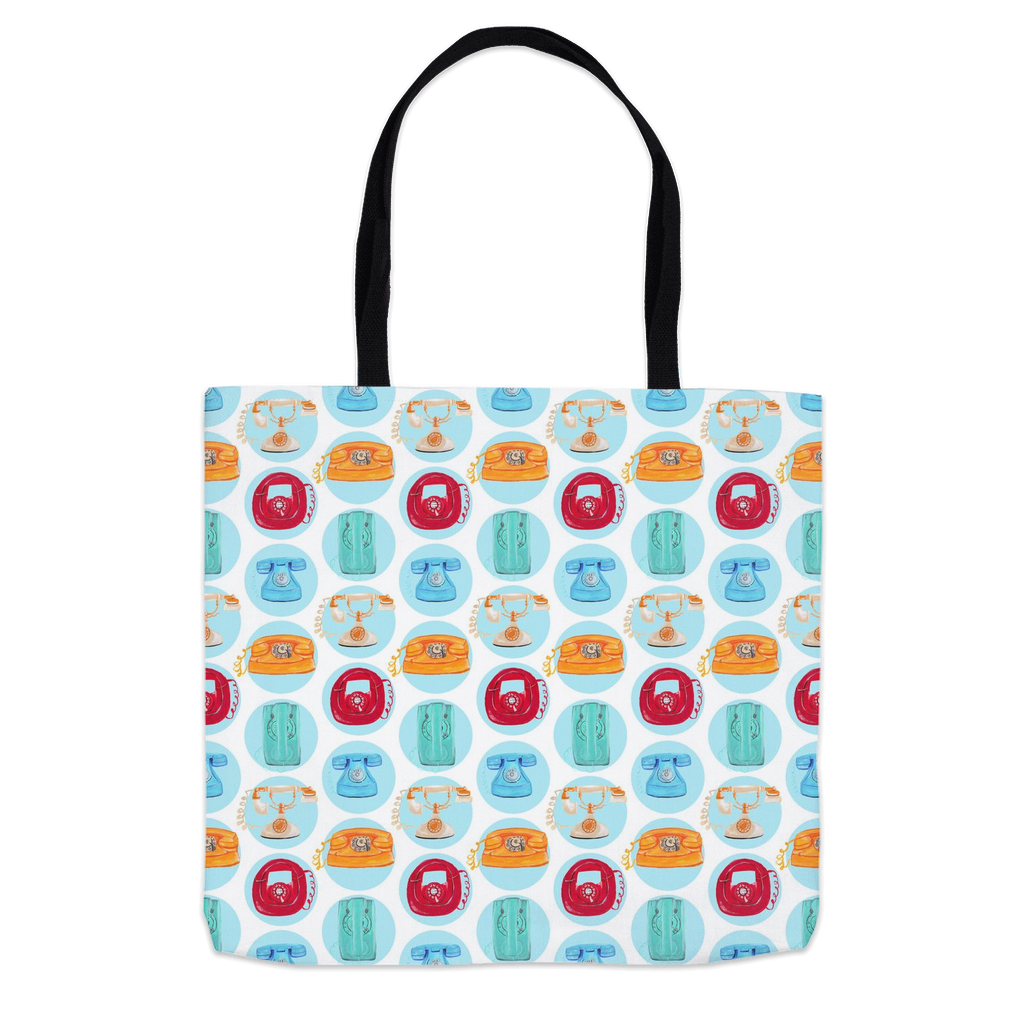 Vintage Telephones Tote Bag