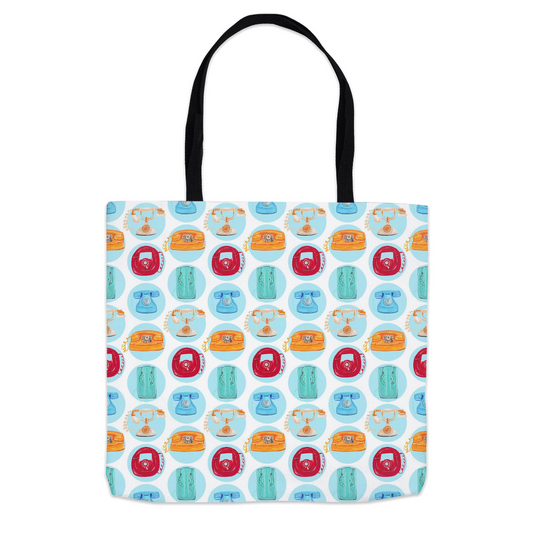 Vintage Telephones Tote Bag