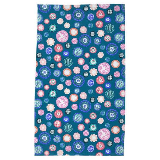 Plate Collection Tea Towel
