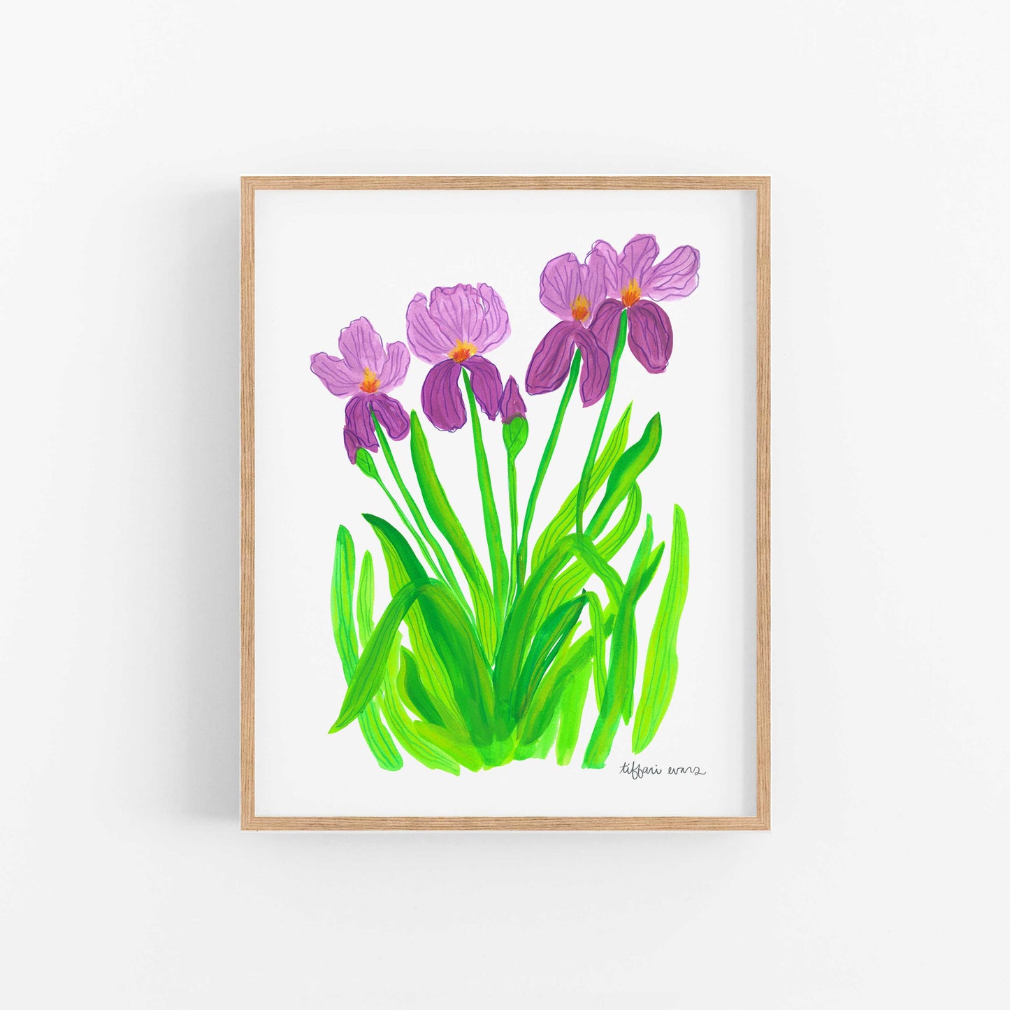 Bountiful Iris' Art Print
