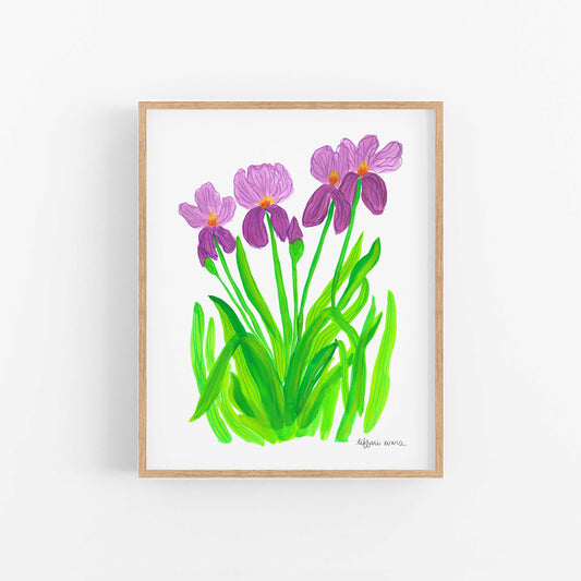 Bountiful Iris' Art Print