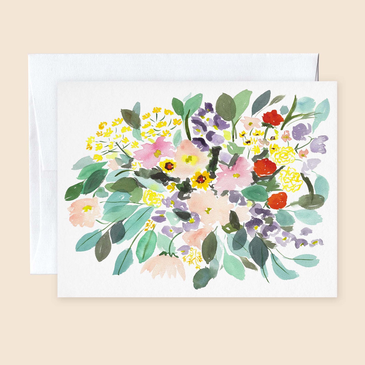 Delicate Flowers Note Cards