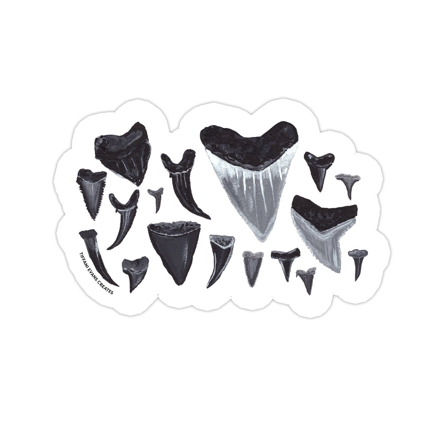 Shark Teeth Sticker