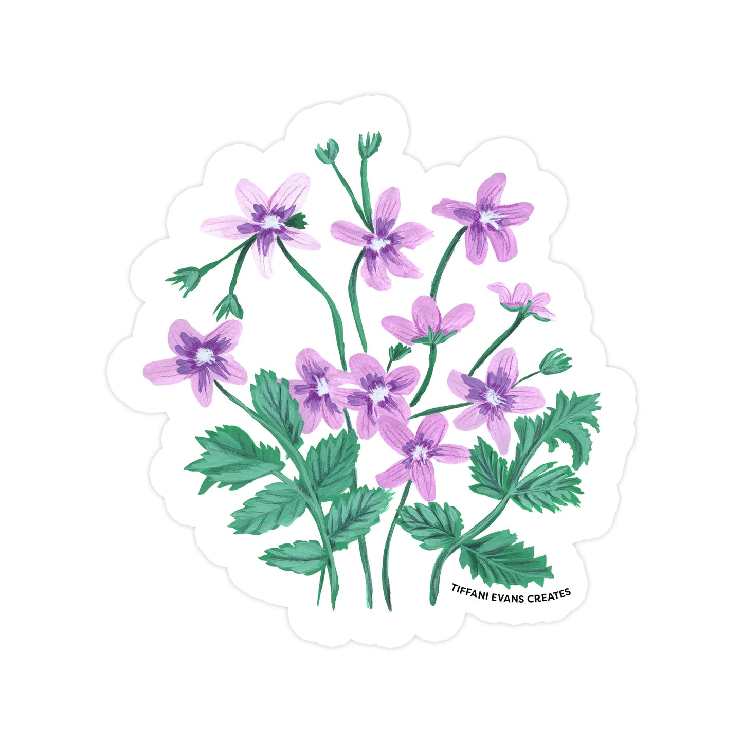 Wild Posies Sticker