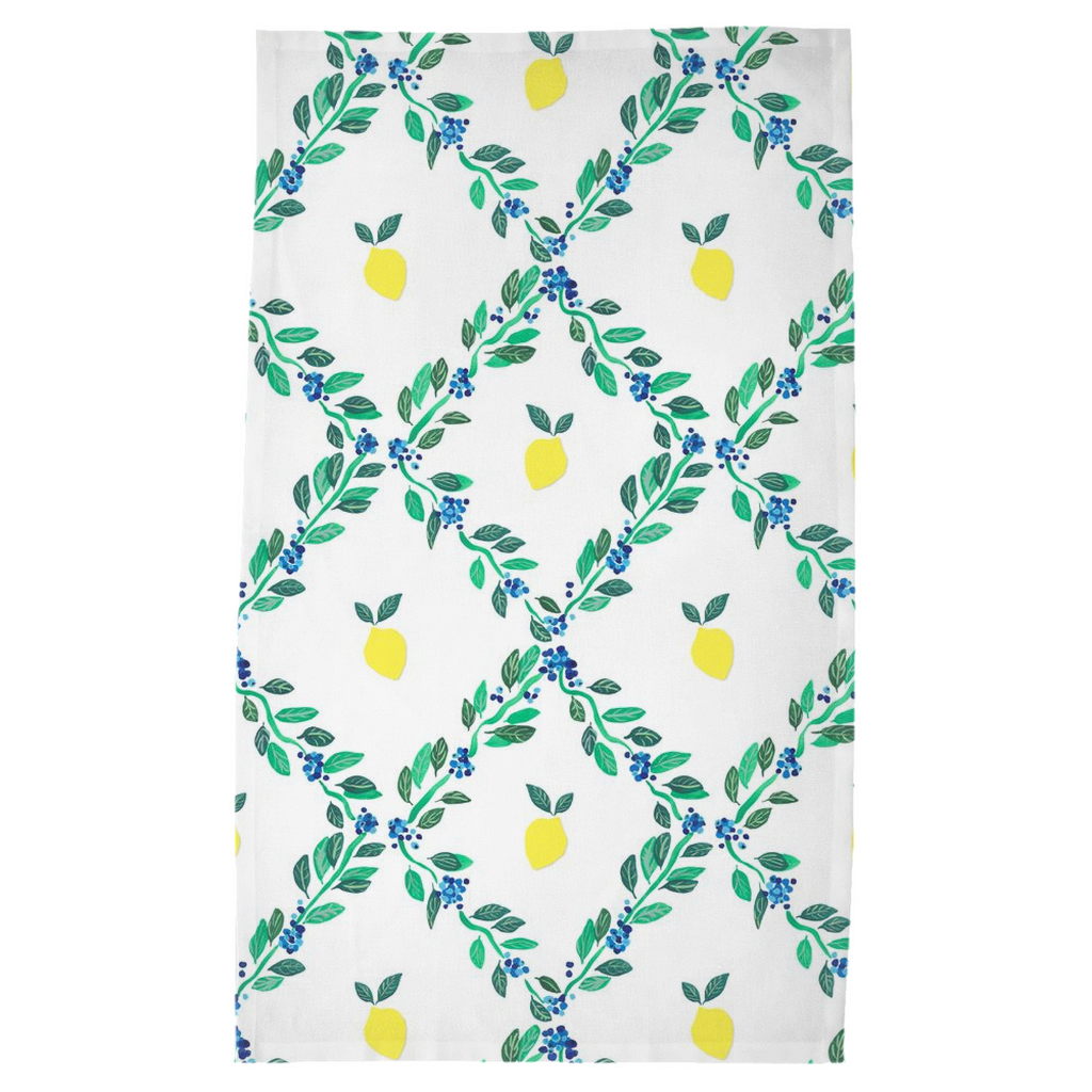 Lemon Trellis Tea Towel