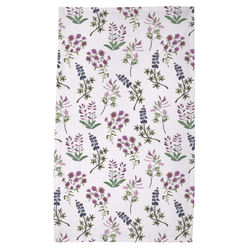 Easy Going Wildflowers Tea Towel