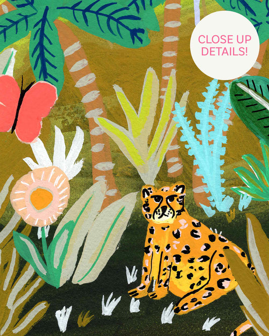 Josiah the Wild Leopard Art Print