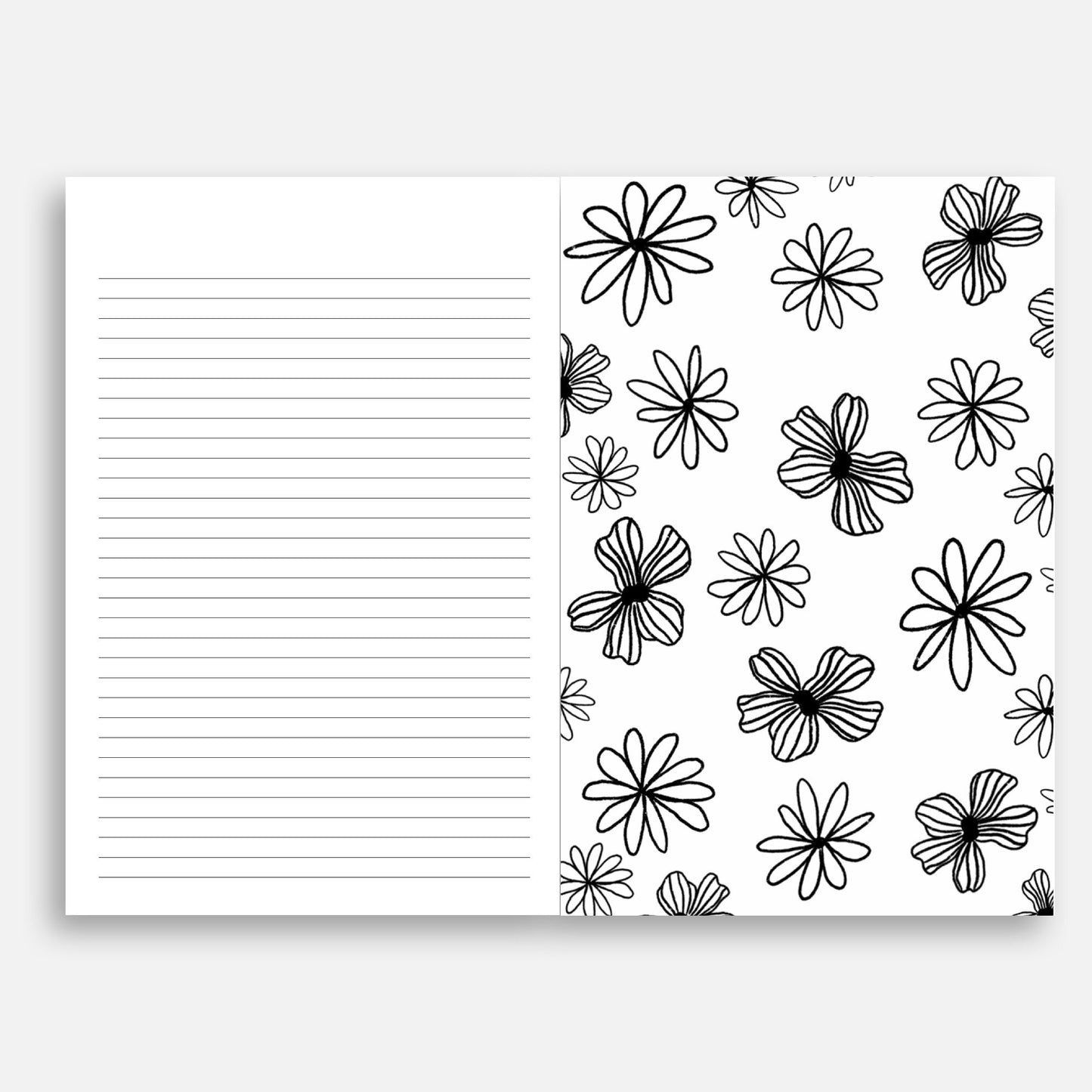 Singin' Little Blue Bird - Saddle Stitch Notebook