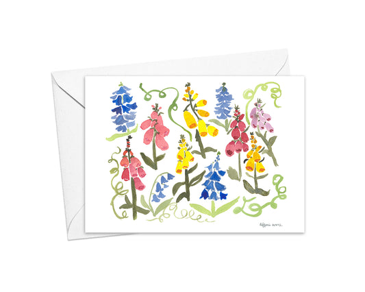 Ring the Bell Flowers Note Cards