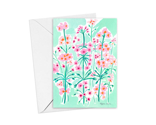 Candelabra Primrose Note Cards