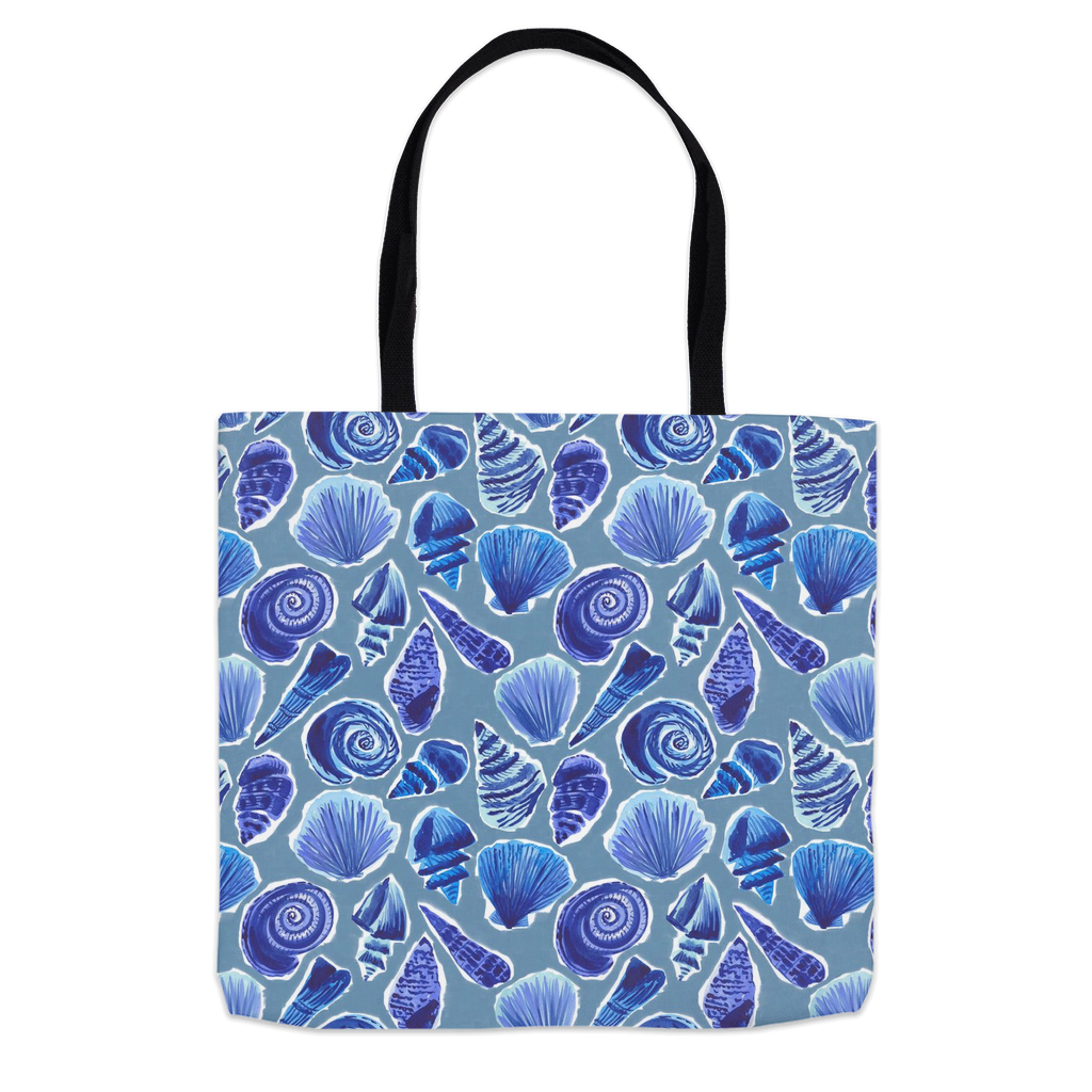 She Sells Seashells in Ocean Blue Tote Bag