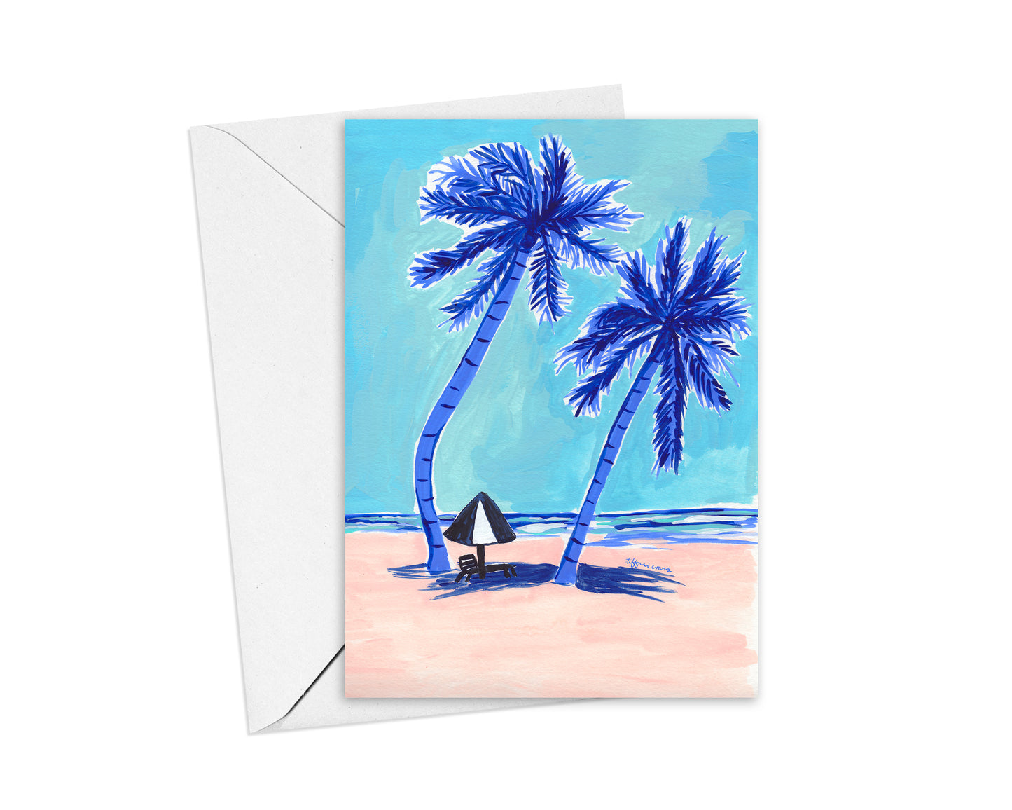 Drinks on the Beach Note Cards