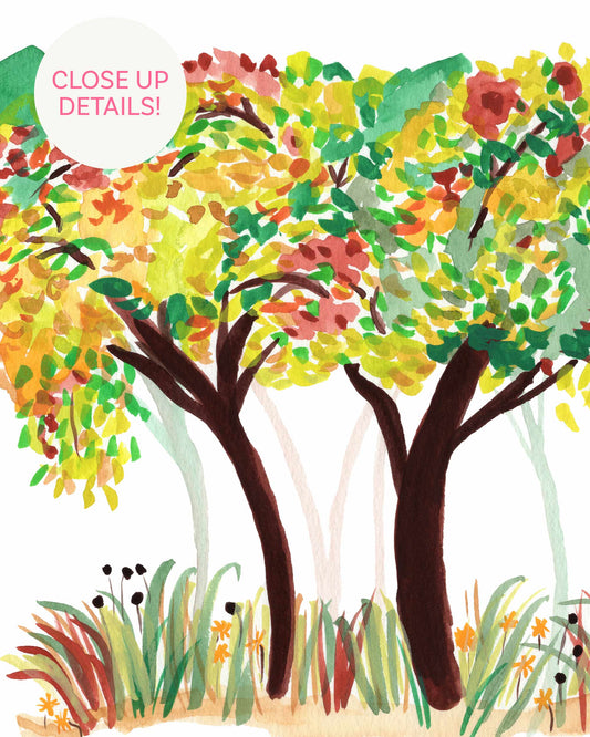 Fall Foliage Art Print