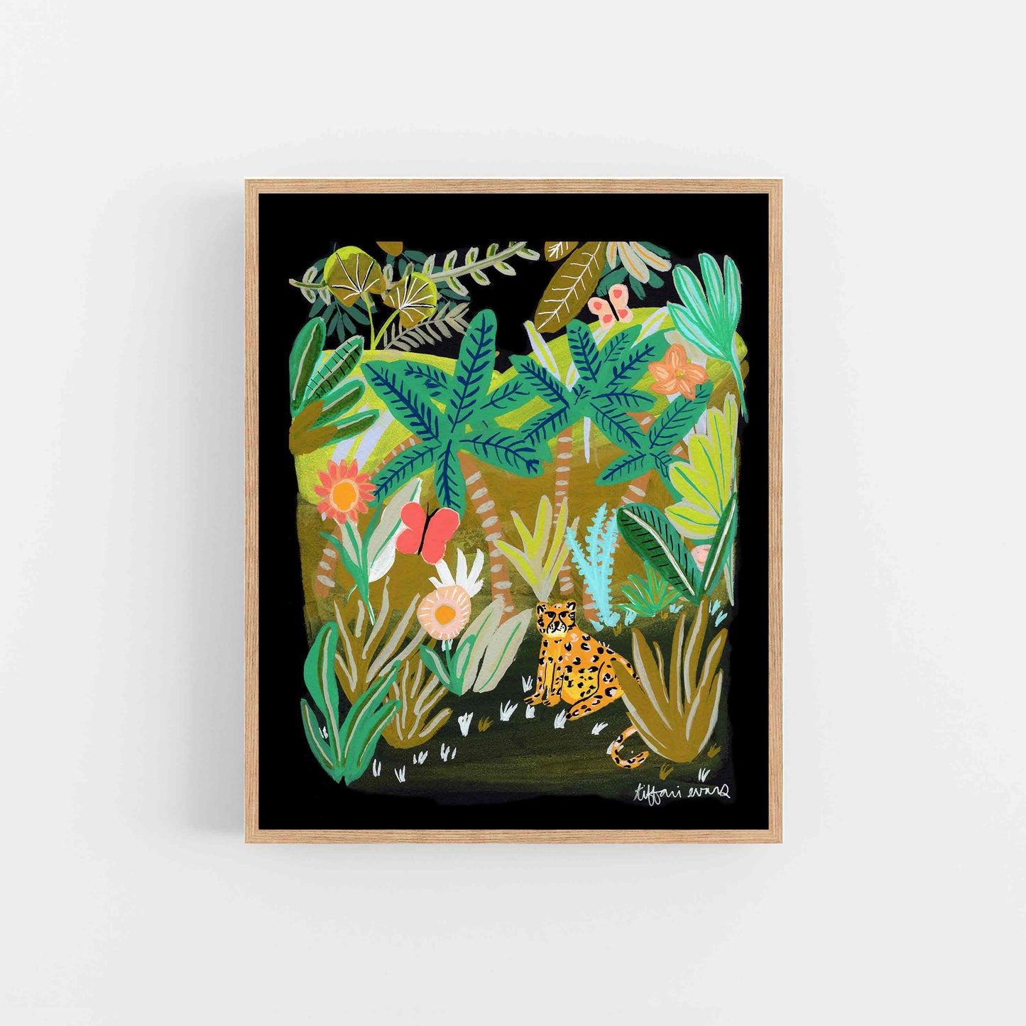 Josiah the Wild Leopard Art Print