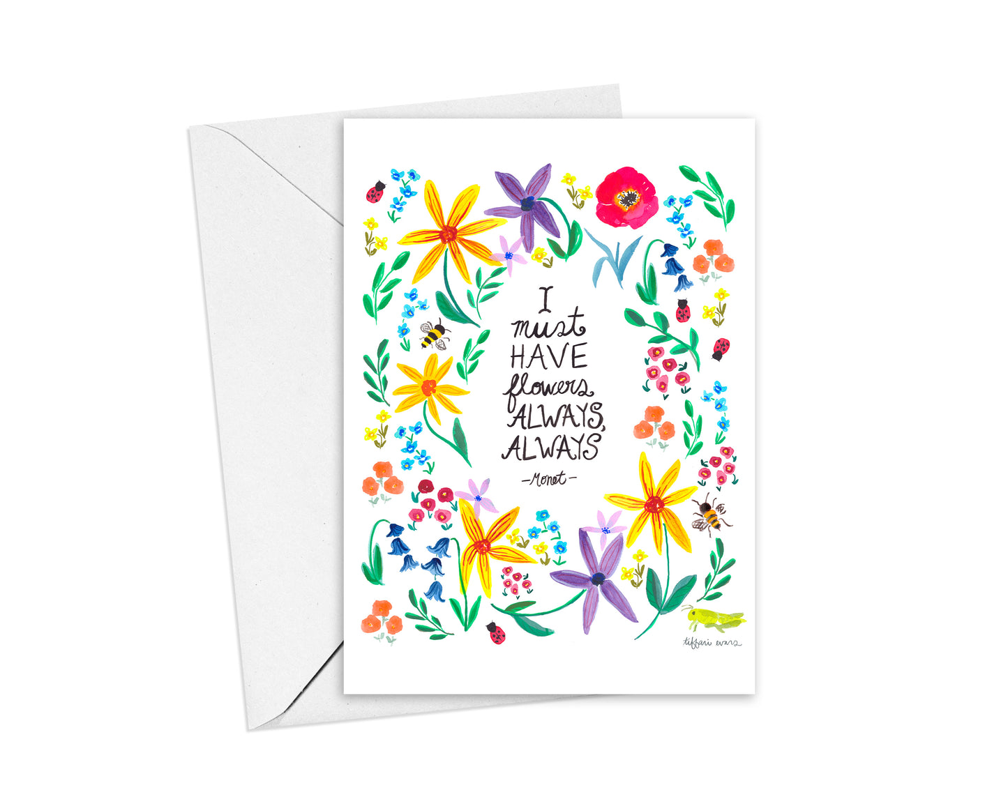 Must Have Flowers Note Cards