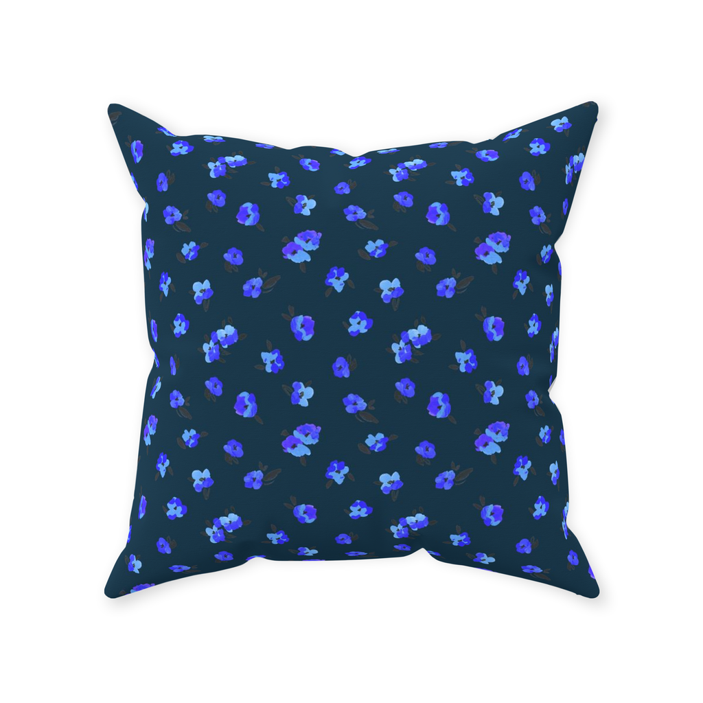 Itty Bitty Flowers Throw Pillow