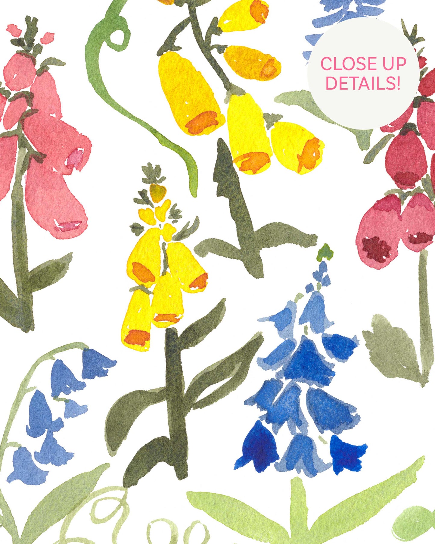 Ring the Bell Flowers Art Print