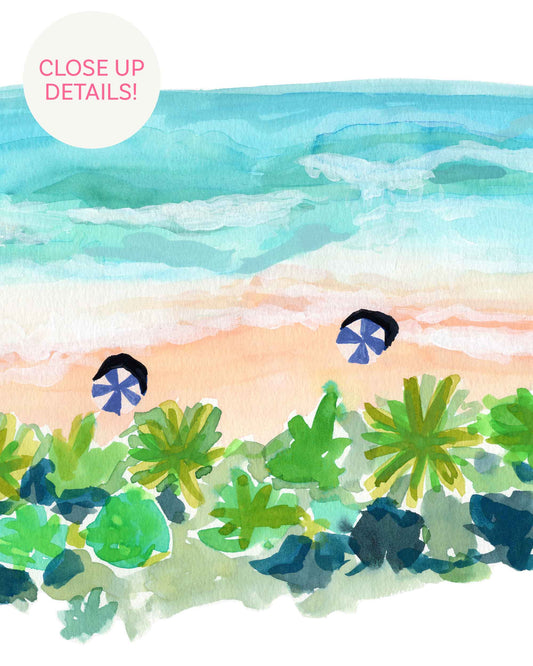 Tropical Vacay Art Print