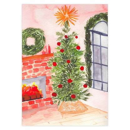 Cozy Christmas Note Cards