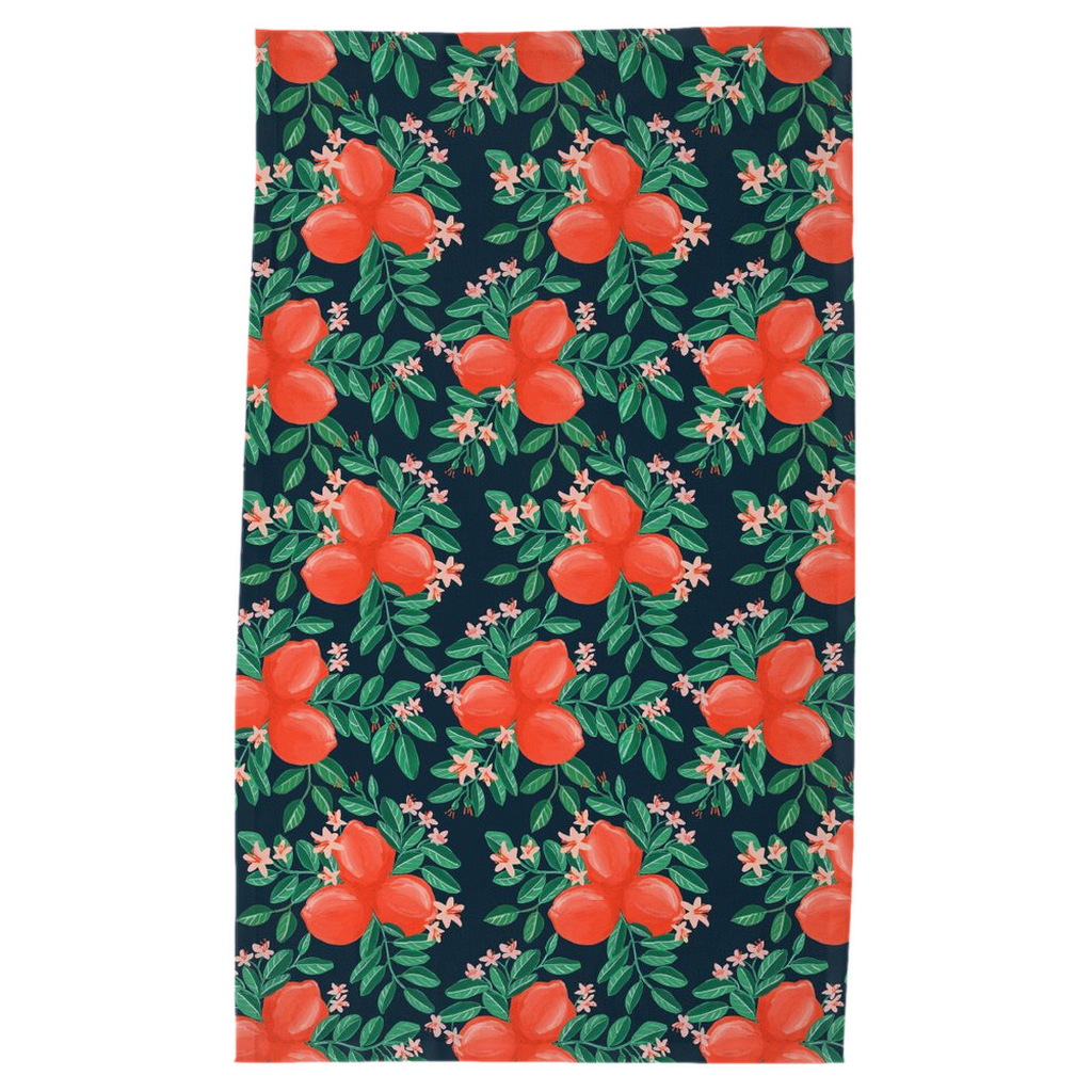 Orange Tree Tea Towel