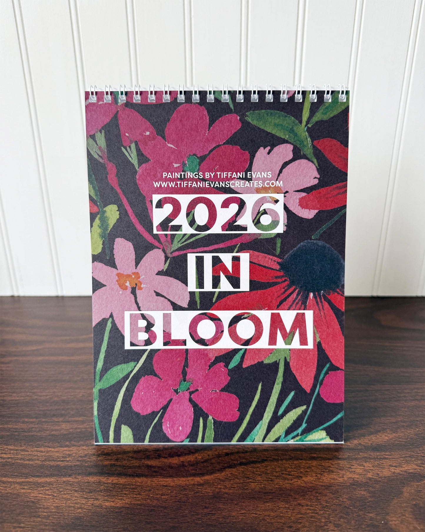 2026 in Bloom Counter Calendar with Framable 5x7 Art