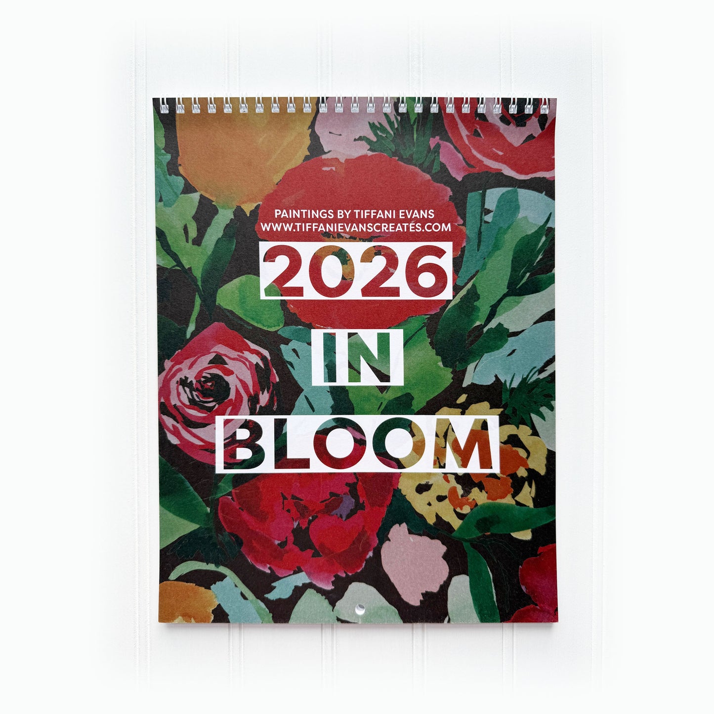 2026 in Bloom Wall Calendar with Framable 8x10 Art