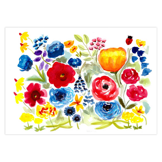 Joyful Flower Garden Stationery Cards