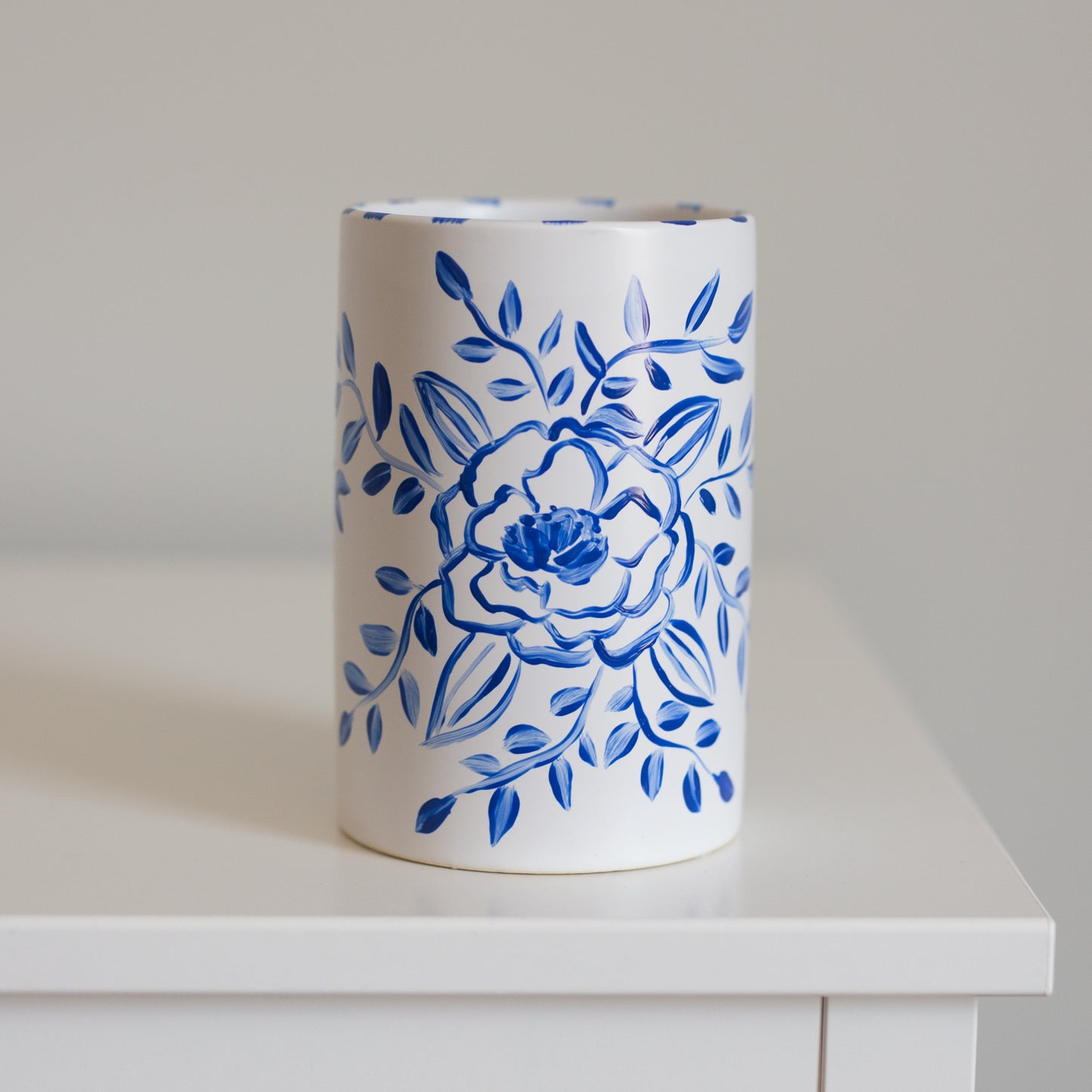 Hand Painted Ceramic Flower Vase