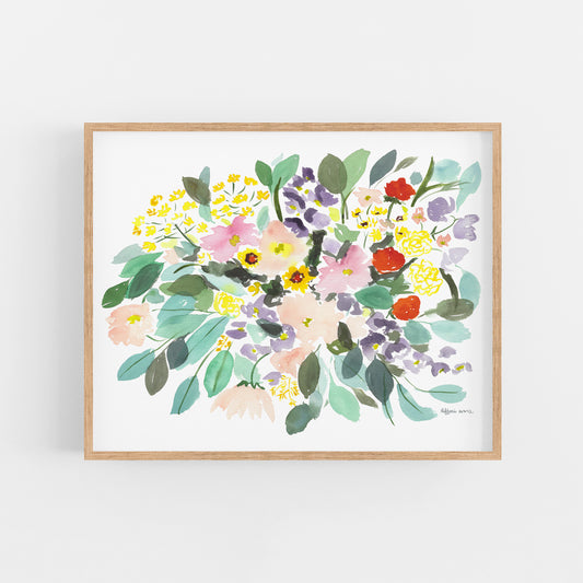Delicate Flowers Art Print