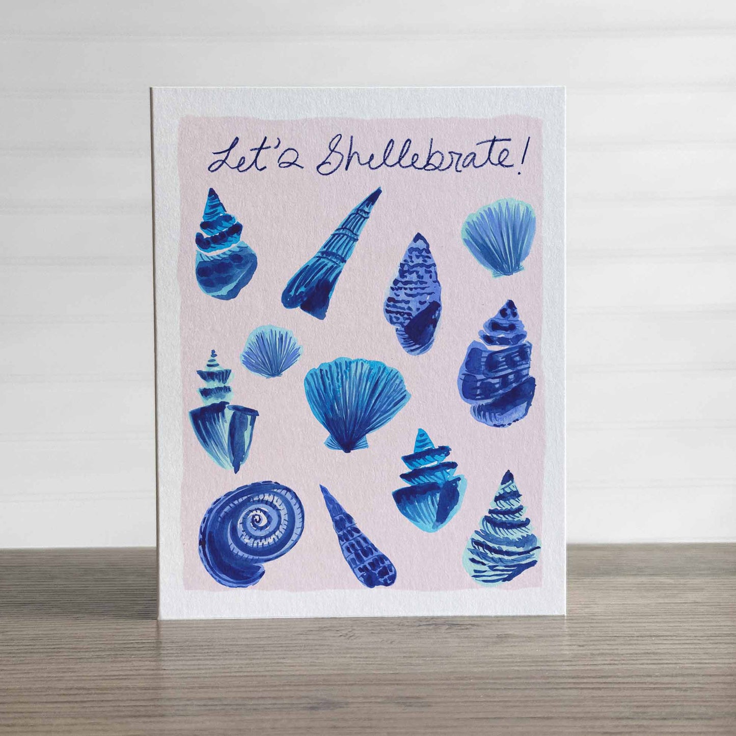 Let's Shellebrate Punny Greeting Card