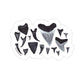 Shark Teeth Sticker