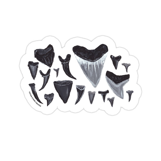 Shark Teeth Sticker