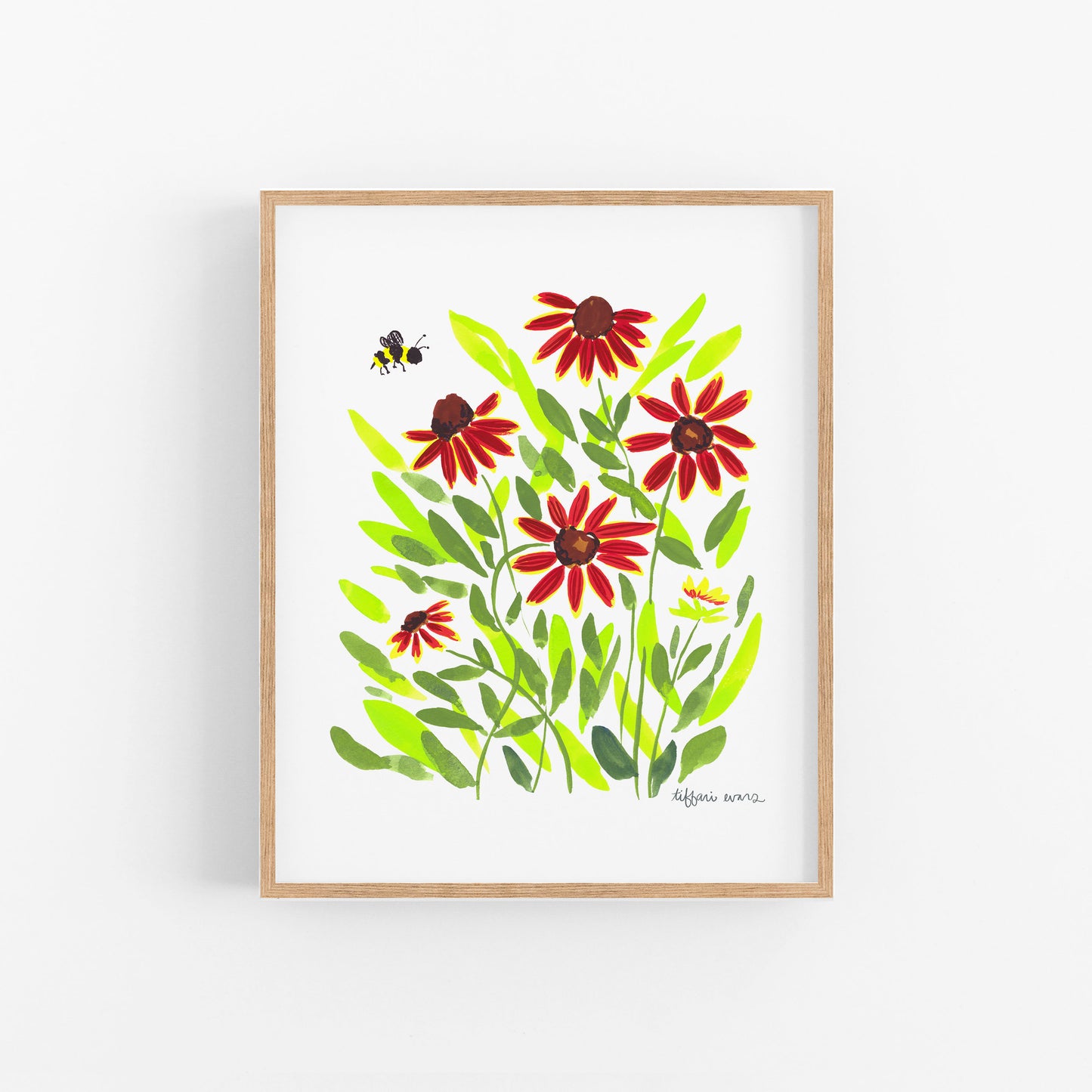 Indian Blanket Posies Art Print