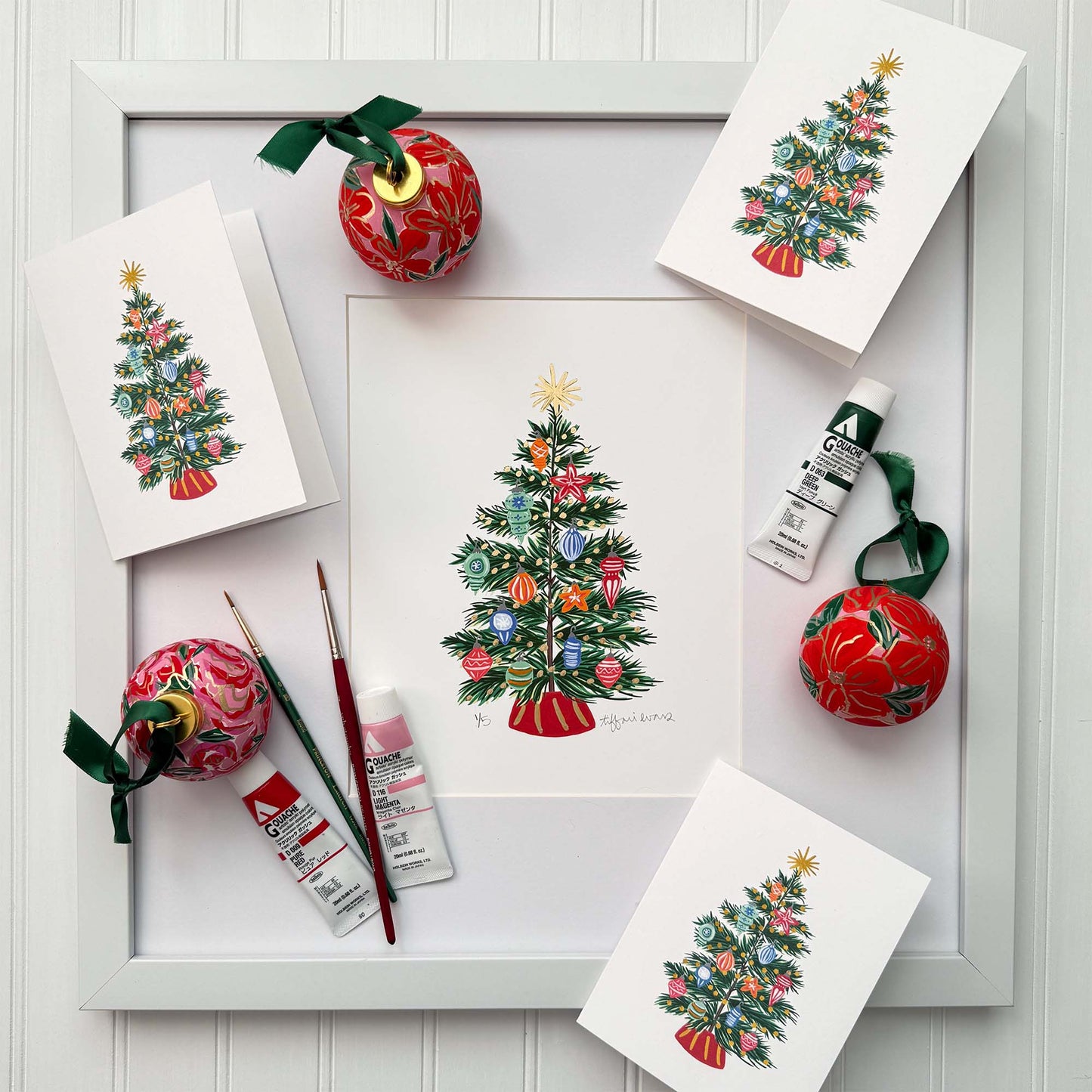 Limited Edition Christmas Tree Art Print