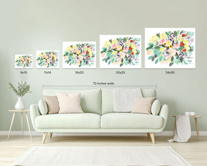 Delicate Flowers Art Print