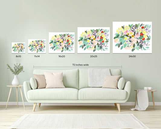 Delicate Flowers Art Print