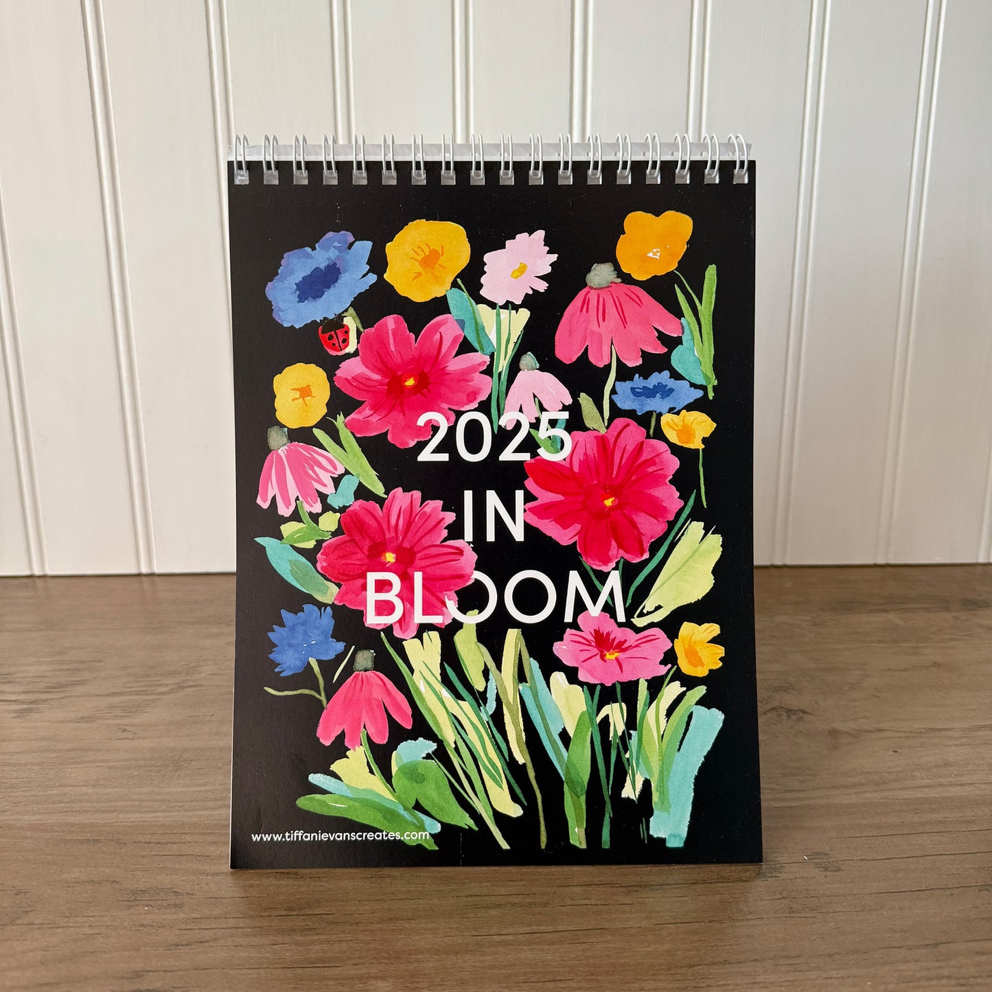 2025 in Bloom Desk Calendar with Framable 5x7 Art