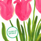 Tulip Posies Art Print