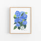 Bountiful Hydrangeas Art Print