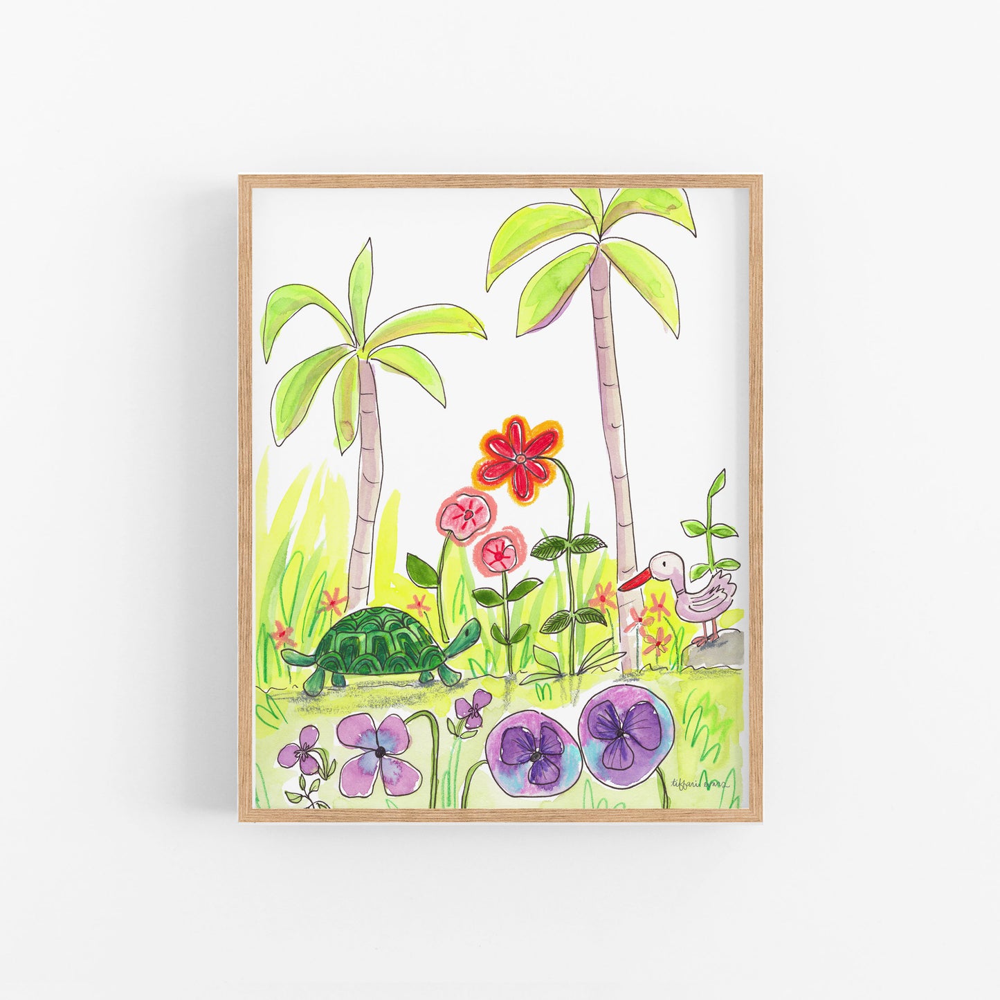 Let's be Friends Art Print