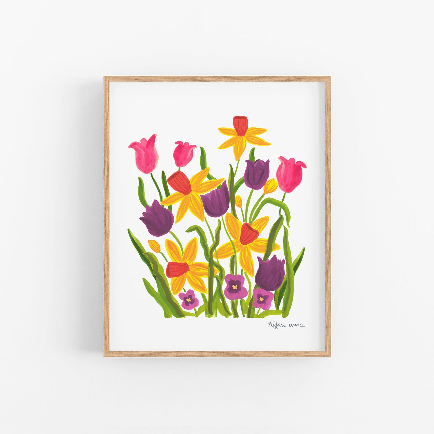 Bountiful Daffodils Art Print