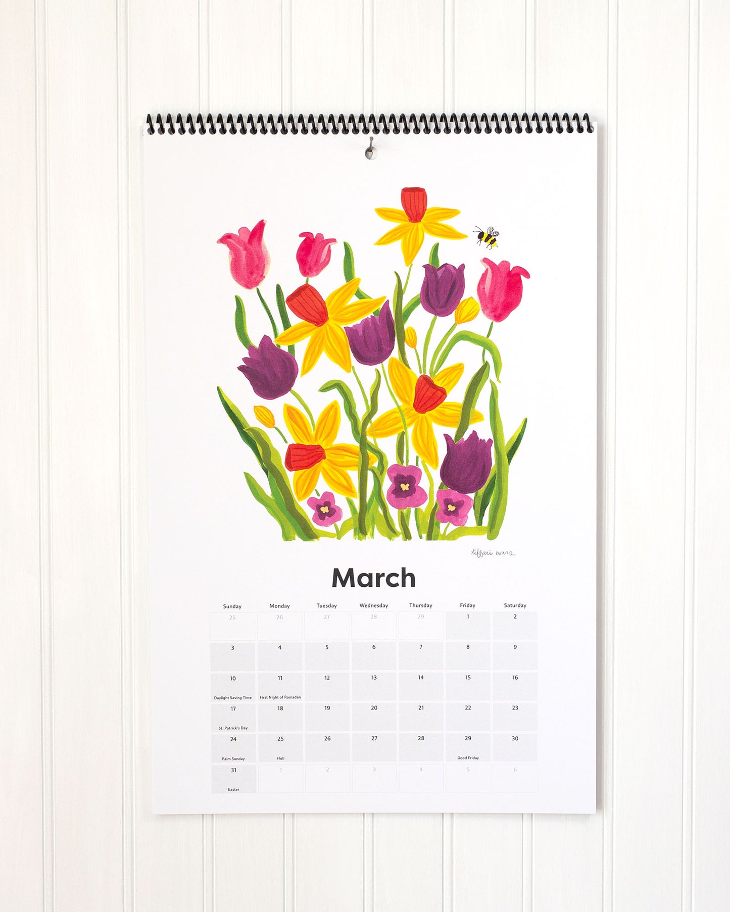 2024 Wall Calendar: Bountiful Blooms