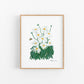 Daisies Posies Art Print