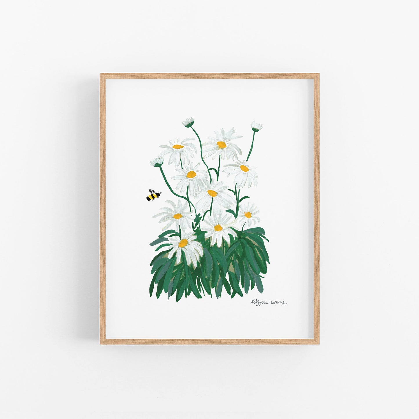 Daisies Posies Art Print