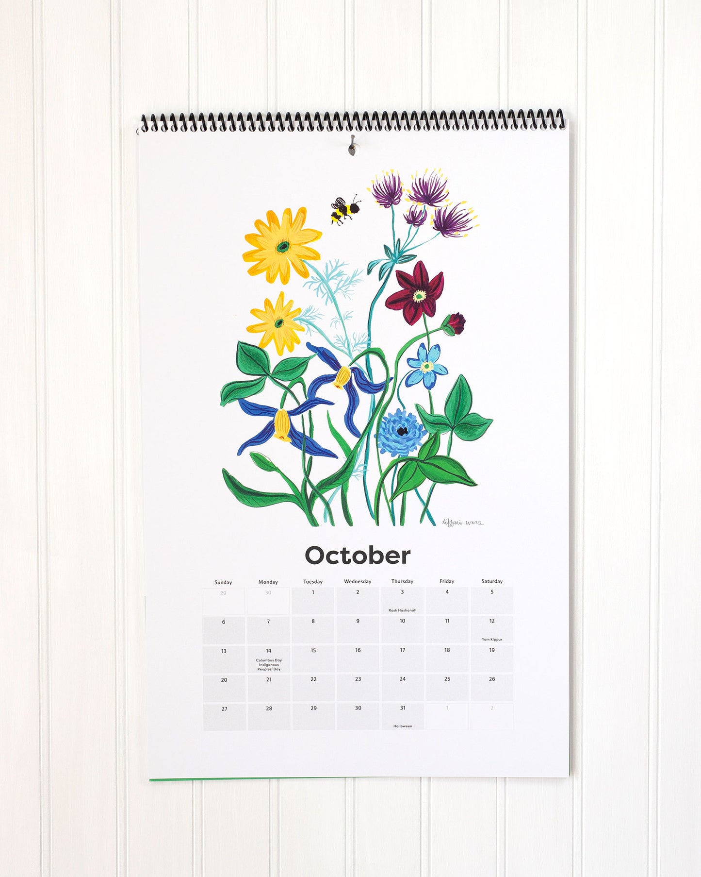 2024 Wall Calendar: Bountiful Blooms