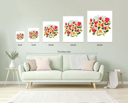 Power to the Pansy Art Print