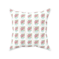 Pink Anemones Throw Pillow