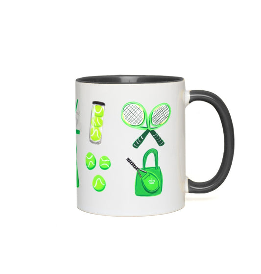 Queen City Tennis Accent Mug