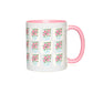 Pink Anemones Accent Mugs