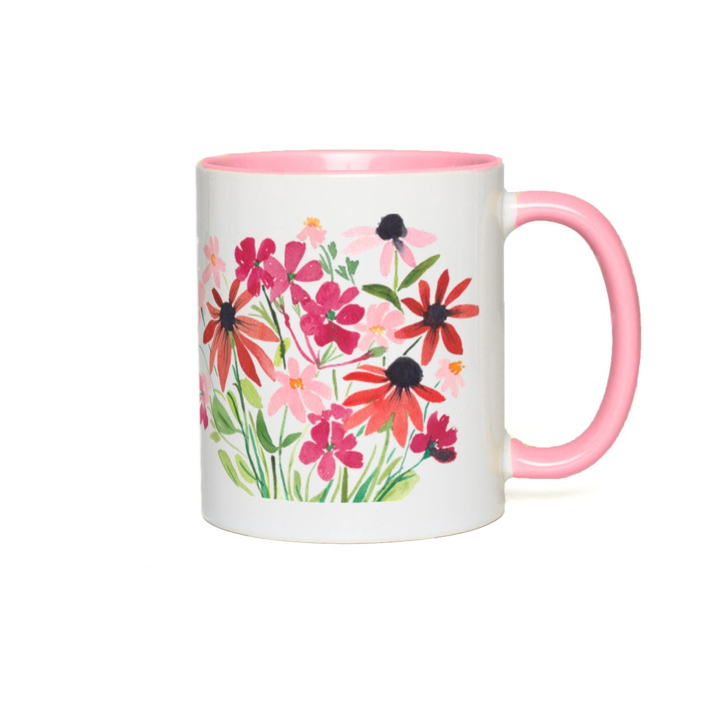 Sweet Wildflowers Accent Mugs